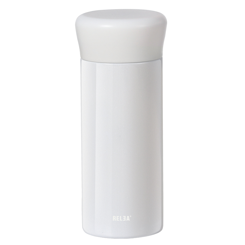 物生物（RELEA） JV012031-0200-BS00 玉石白 不锈钢微微保温杯  玉石白（单位：个）