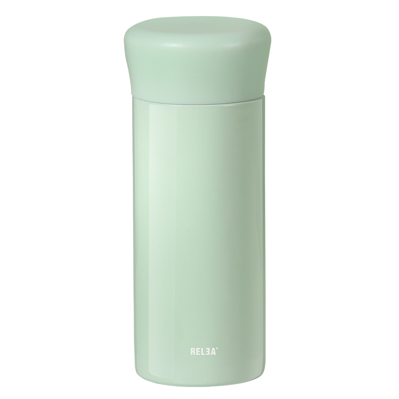 物生物（RELEA） JV012031-0200-VS00 200ML 不锈钢微微保温杯 浅杉绿（单位：个）