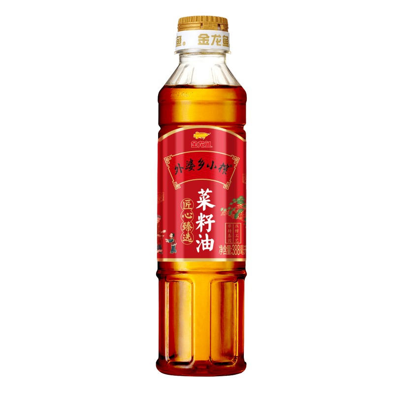 金龙鱼 菜籽油 匠心臻选 388ml 枫叶色（单位：瓶）