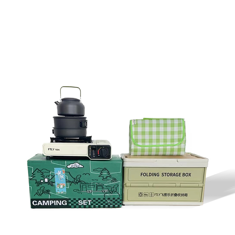 飞图乐（FTLY）露营精选四件套LYTC04（单位：套） 青绿