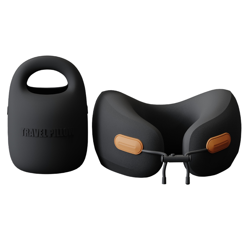 脑洞氛子（EVERYTHINK）旅行便携颈枕均码午夜灰护脖颈枕ES-2(单位:个) 午夜灰