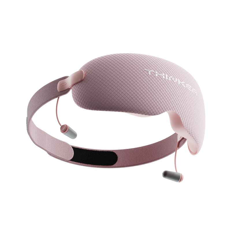 脑洞氛子（EVERYTHINK）旅行便携遮光降噪均码可调节大小粉色安睡眼罩V-2(单位:个) 粉色