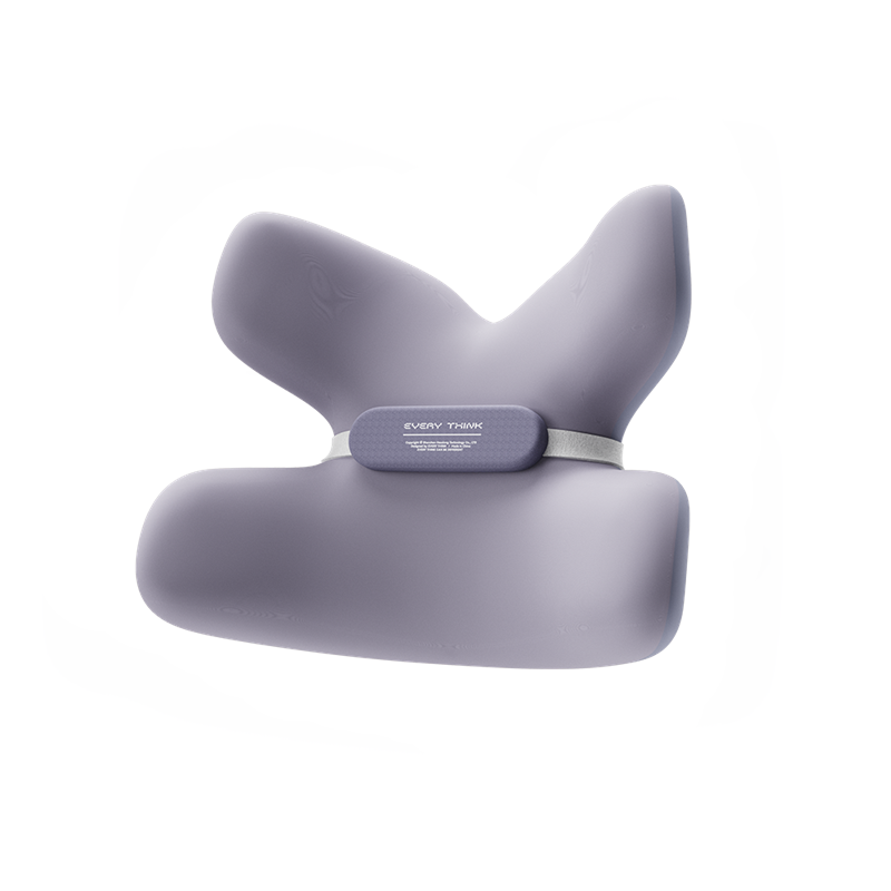 脑洞氛子（EVERYTHINK）人体工学蝶形护腰均码芋泥紫小蝴蝶腰靠HS2(单位:个) 芋泥紫