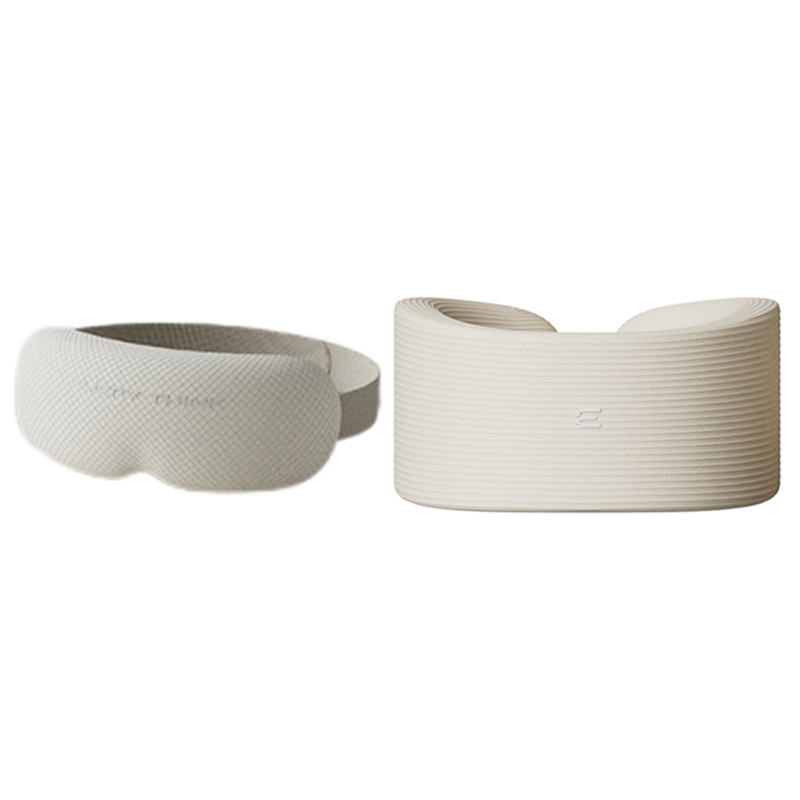 脑洞氛子（EVERYTHINK）旅行便携柔光眼罩VE2+颈托EC2【均码白色套装】(单位:套) 白色