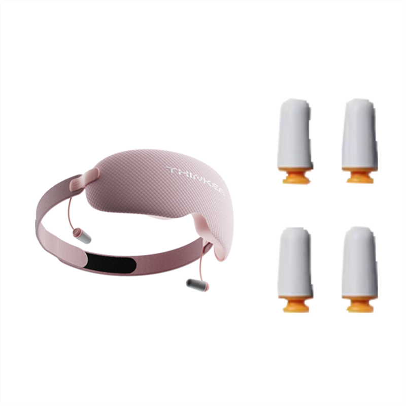 脑洞氛子（EVERYTHINK）均码粉色安睡眼罩V-2+胶囊耳塞R1/4枚【粉色套装】(单位:套) 粉色