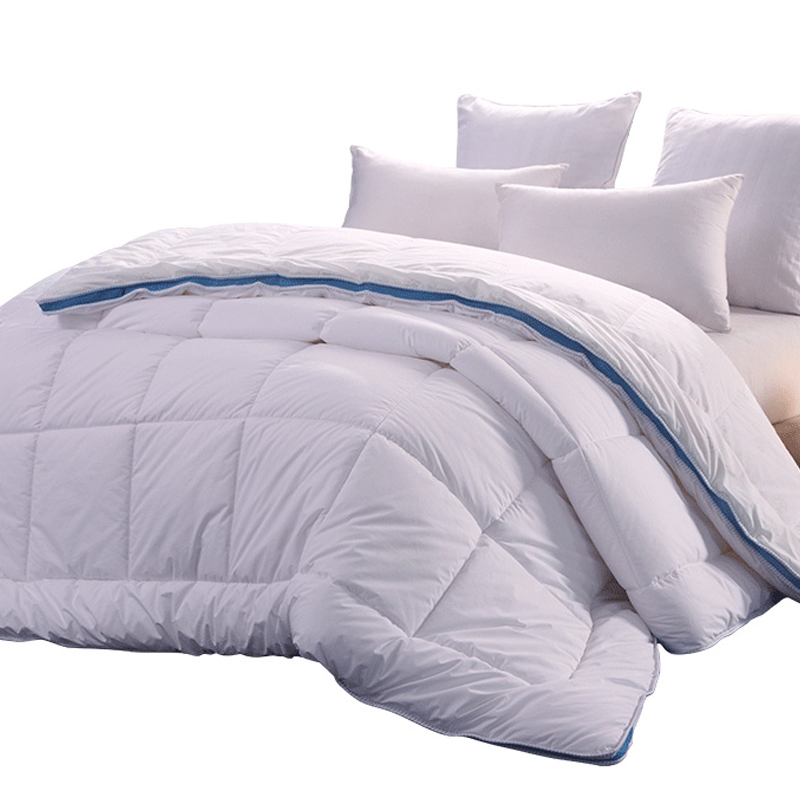 卡撒天娇（CASABLANCA）家纺 100%纯棉1+1透气澳洲羊毛被（单位/床） 本白色 203*225cm