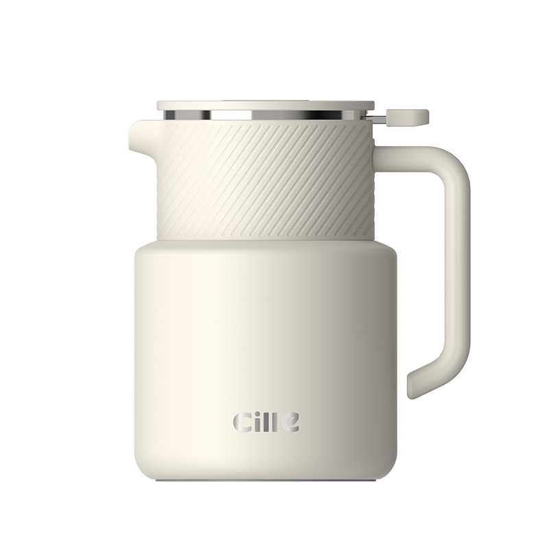 希乐（cille）多用陶瓷保温壶1.5L 单位：个 奶咖白