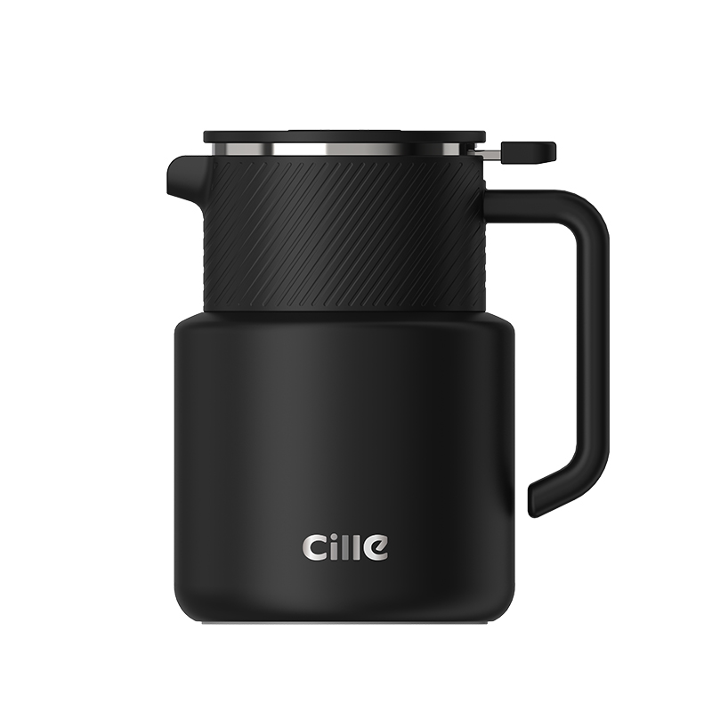 希乐（cille）多用陶瓷保温壶1.5L 单位：个 磨砂黑