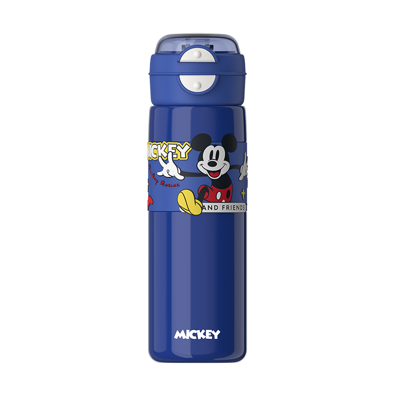 希乐（cille）三眼仔系列学训双饮杯500ml 单位：个 米奇蓝