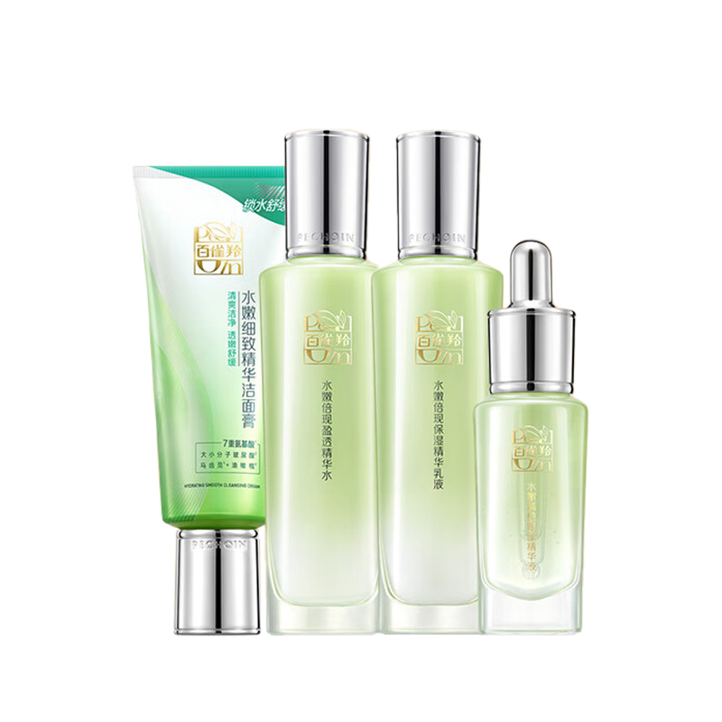 百雀羚（PECHOIN）水嫩倍现臻美套装4件套（单位：盒） 松石绿