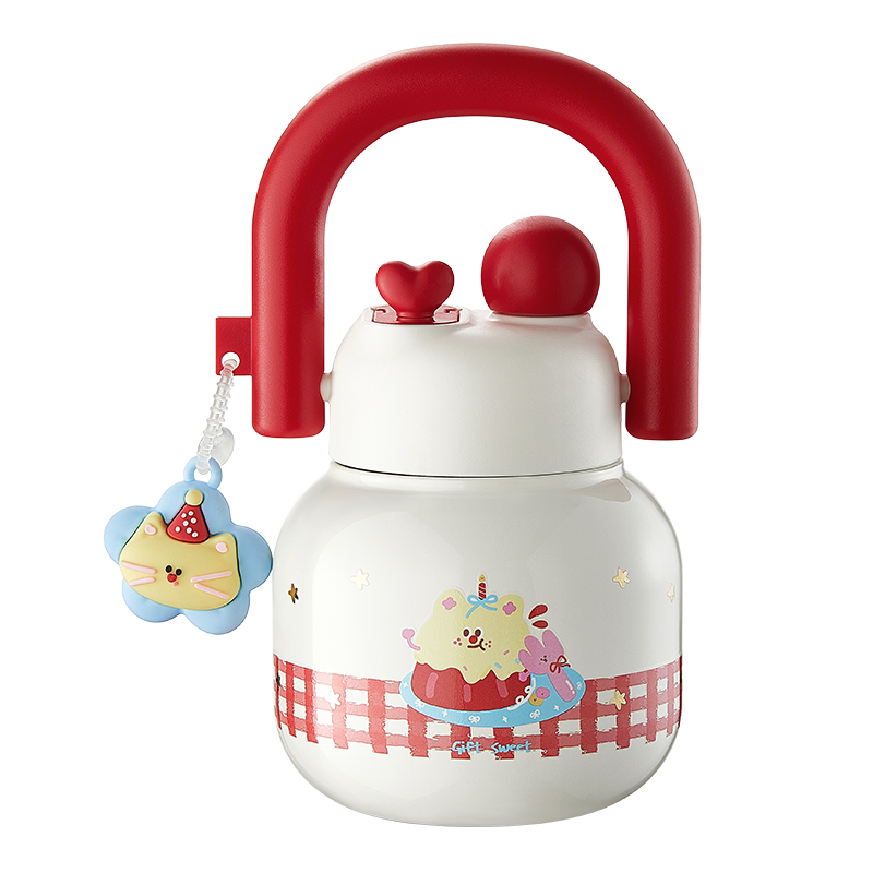 物生物（RELEA） JV012471-0650-HQ00 680ML bobi波比保温杯  喵喵野餐派陶瓷款（单位：个）