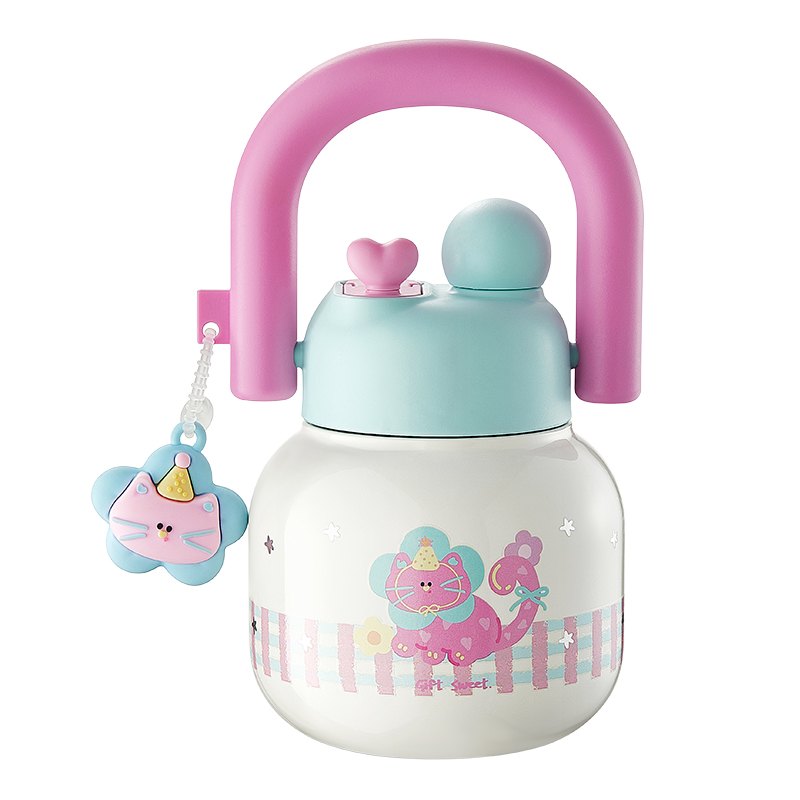 物生物（RELEA） JV012471-0650-FQ00 680ML bobi波比保温杯  莫奈花园喵陶瓷款（单位：个）