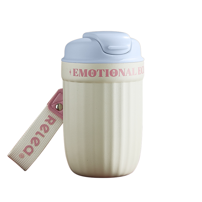 物生物(RELEA)胖丁咖啡杯380ml JV012475 单位：个 奶油蓝