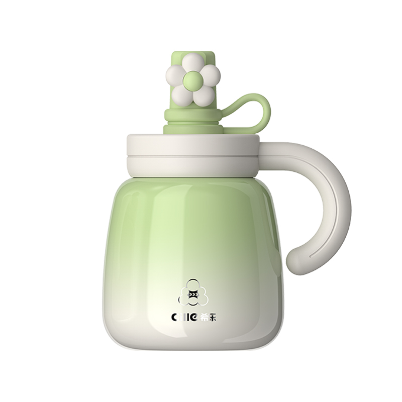 希乐（cille）绚丽吸管杯750ml 单位：个 生态绿