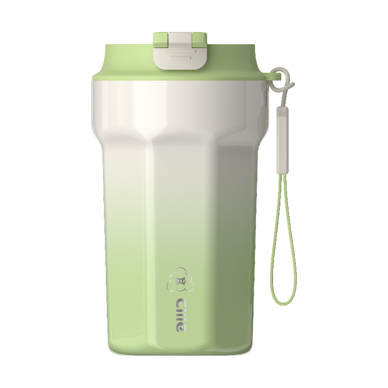 希乐（cille）经典陶瓷咖啡杯400ml 单位：个 生态绿