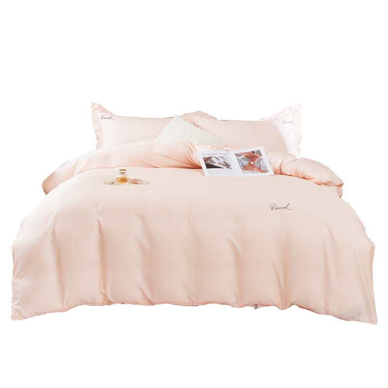 罗曼罗兰（ROMROL）天丝四件套洛华200*230cm（单位：套） 粉色