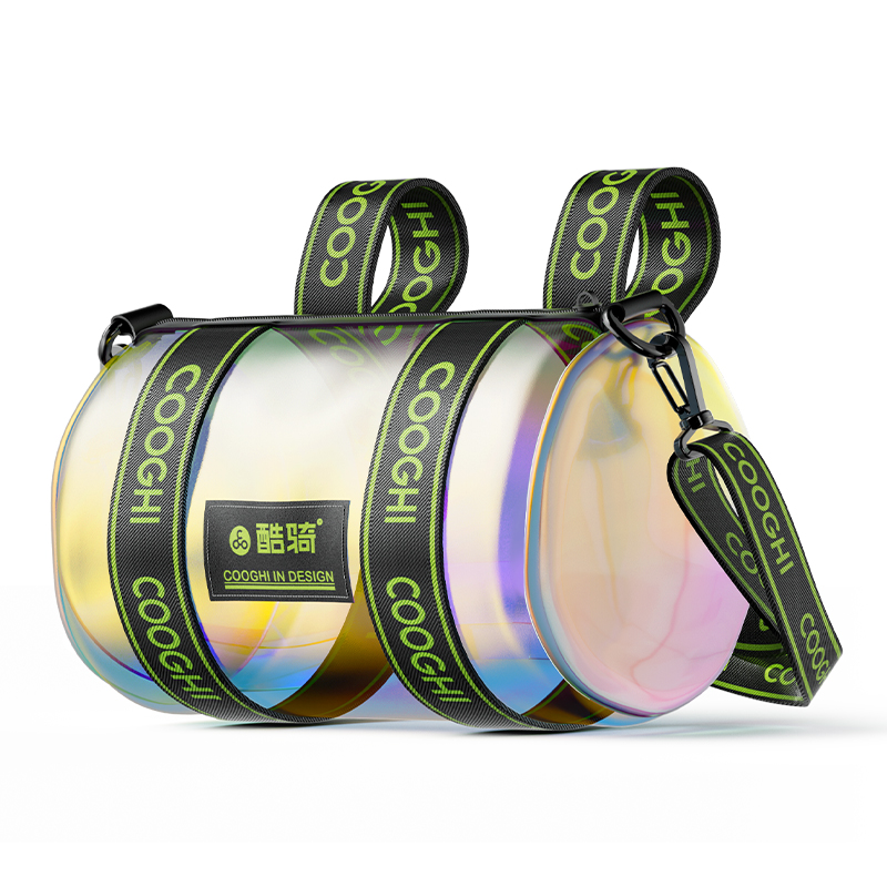 酷骑(COOGHI)自行车包前梁包公路山地车包车头包防水包车前包圆筒包车把包1.2L/个 酷骑小挂包 （1.2L ）炫彩色