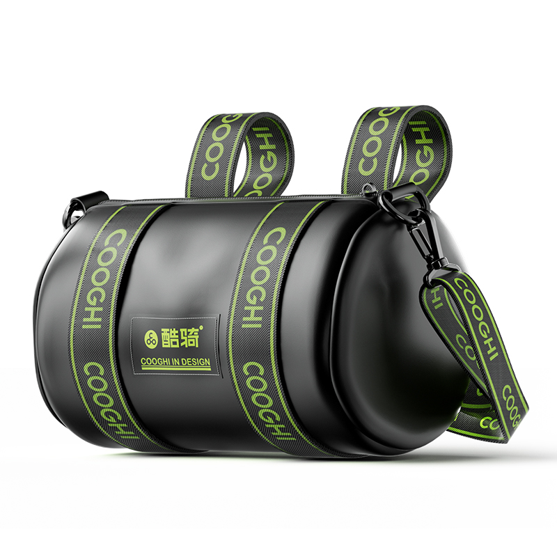 酷骑(COOGHI)自行车包前梁包公路山地车包车头包防水包车前包圆筒包车把包1.2L/个 酷骑小挂包 （1.2L）黑色