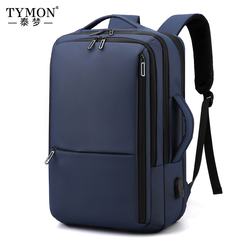 泰梦（TYMON）多功能商务双肩包 TM-2103 蓝色