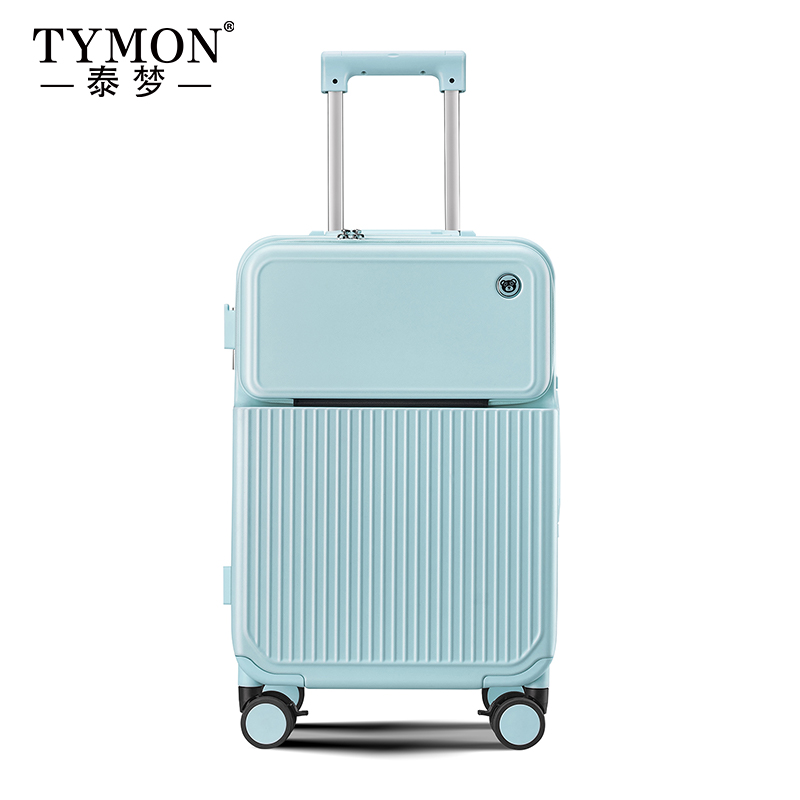 泰梦(TYMON)豆蔻时光-旅行箱（铝框款）TM-1939 浅青蓝 20寸
