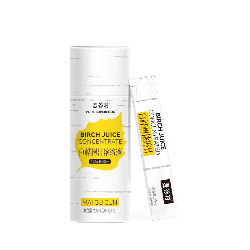 麦谷村白桦树汁10倍浓缩液2桶装 20ml*20 单位：桶 白色