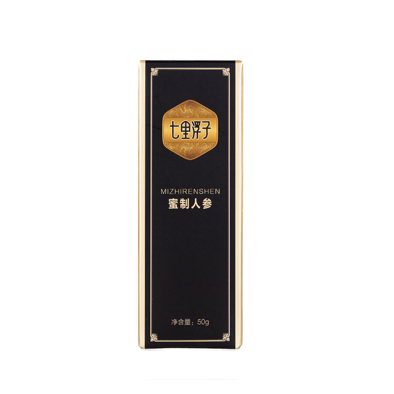 七里浮子蜜制人参（即食）50g(每盒5-7颗） 拿铁色