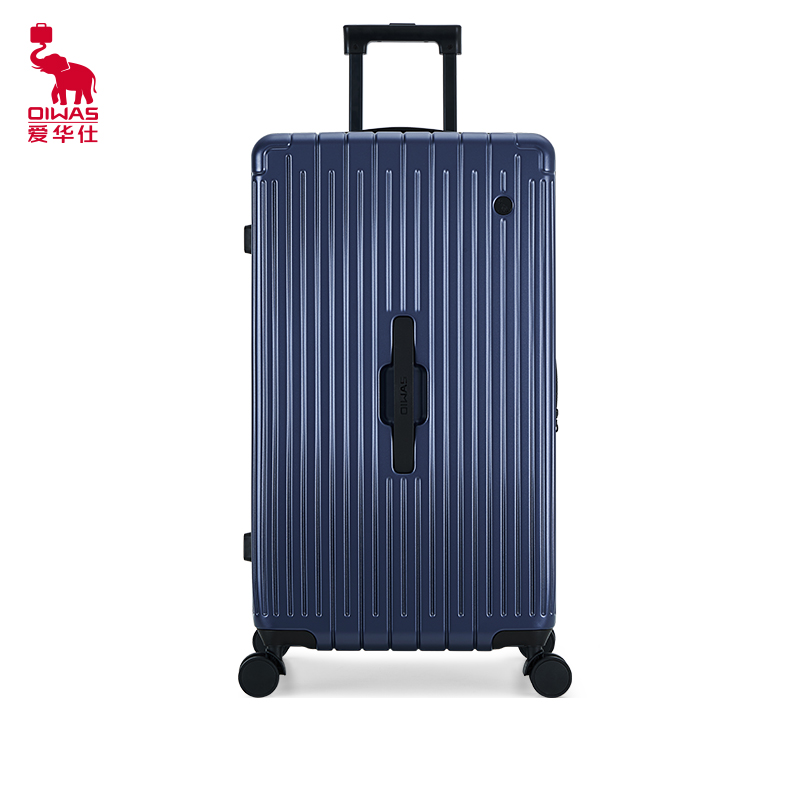 爱华仕（OIWAS）行李箱男拉杆箱女大容量旅行箱三七开密码万向轮托运箱OCX6743-28（单位：） 深蓝色 28寸