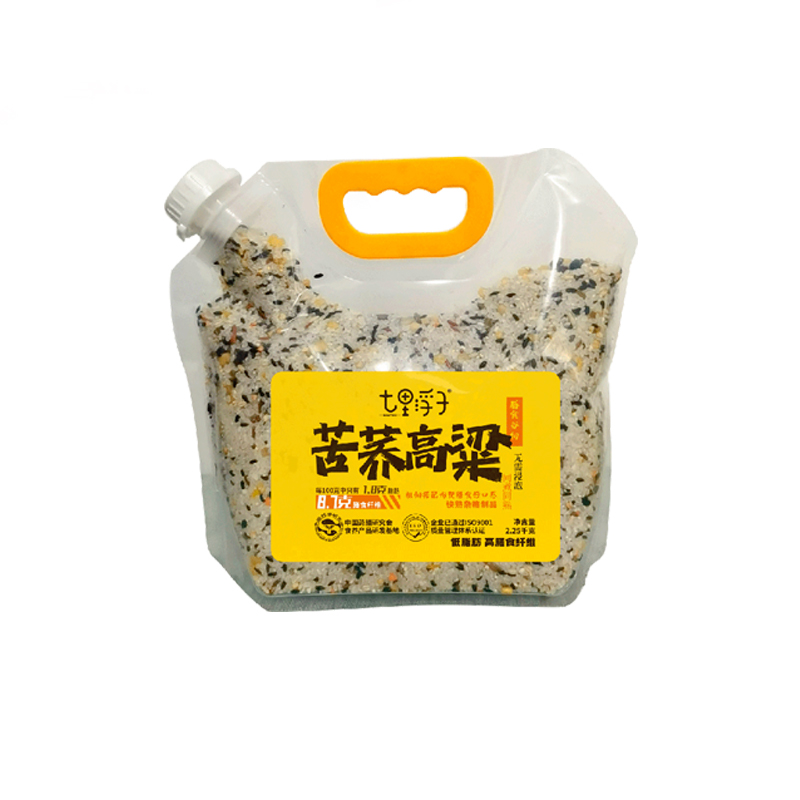 七里浮子苦荞高粱快熟膳食谷物米2.25kg(单位：袋） 混色