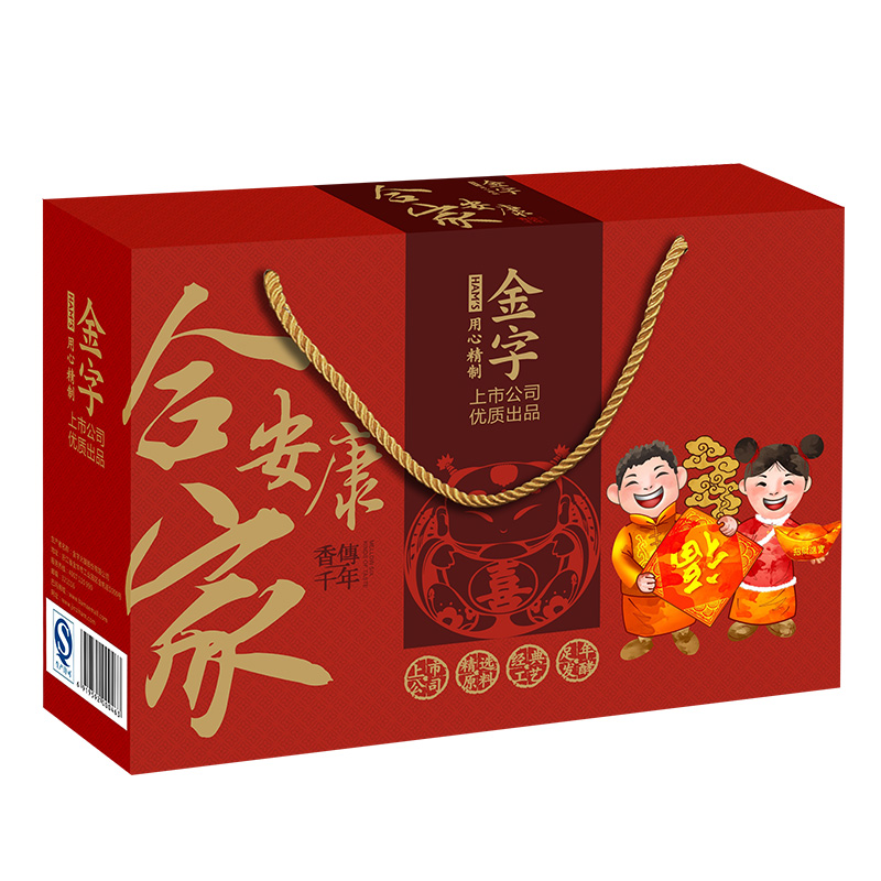 金字合家安康礼箱1768g 无色