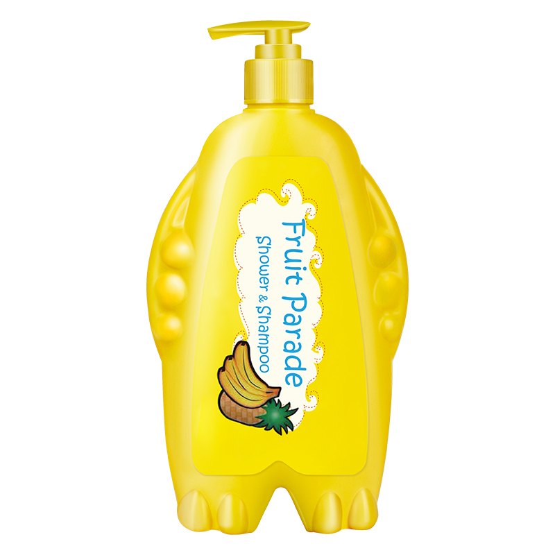 德露宝（Colutti Kids）洗发沐浴二合一（缤纷水果味）500mL（单位：瓶） 黄色