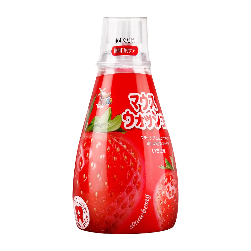 德露宝（Colutti Kids）儿童漱口水（草莓味）340mL（单位：瓶） 玫瑰红色
