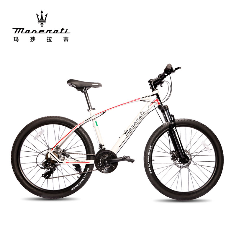 玛莎拉蒂（MASERATI)26寸21速山地自行车（单位：辆）MS2605 白色 26寸