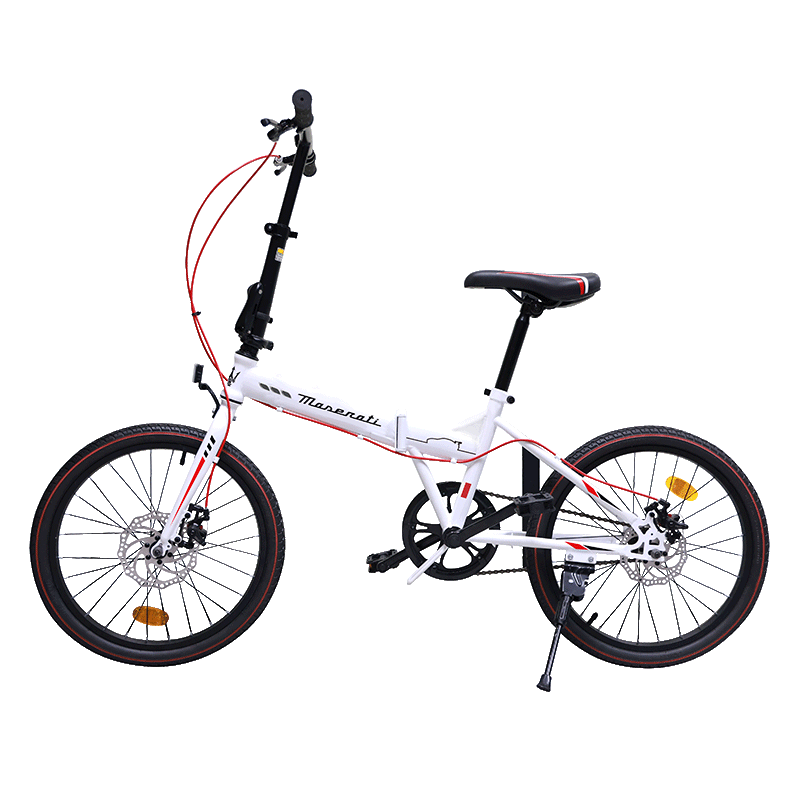 玛莎拉蒂(MASERATI)20寸单速折叠自行车（单位：辆）MS2020 白色