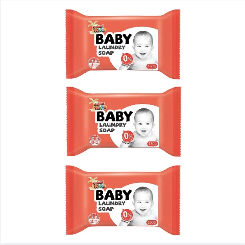德露宝（Colutti Kids）婴儿卫生洗衣皂150g*3块（单位：套） 红色