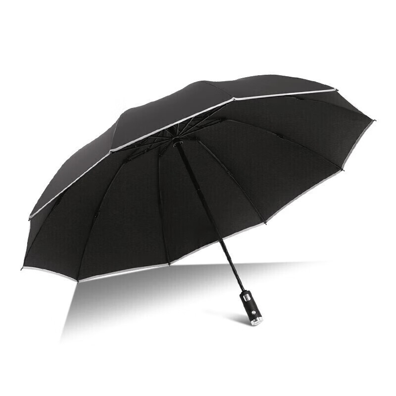 天堂 31140E 三折10骨 全自动折叠商务雨伞 云炭黑（单位：把）