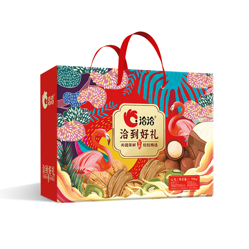 洽洽坚果礼盒 洽到好礼-心礼1.192kg单位：盒 红色