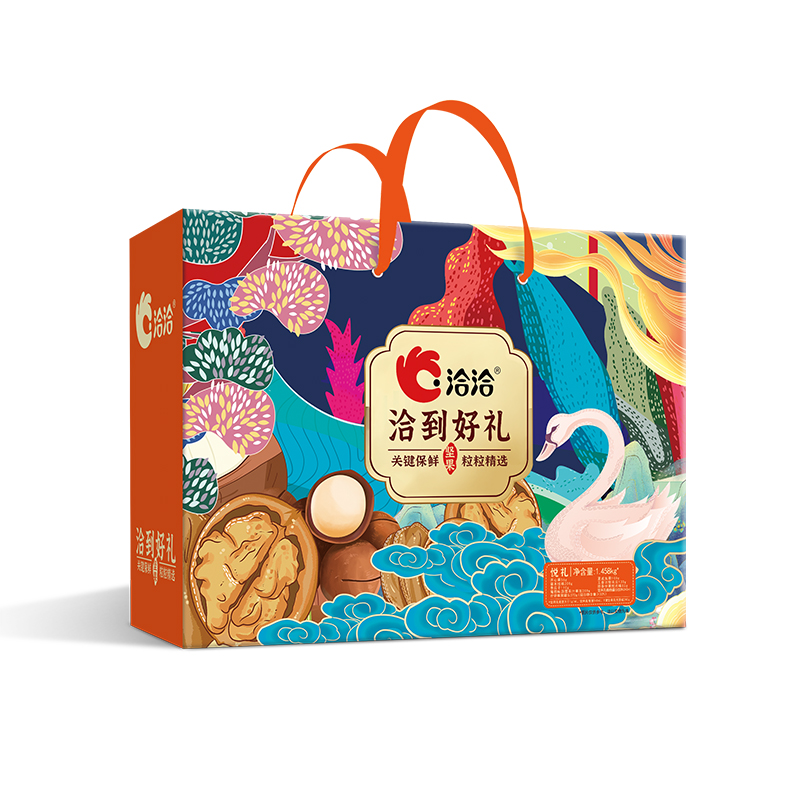 洽洽坚果礼盒 洽到好礼-悦礼1.458kg单位：盒 红色