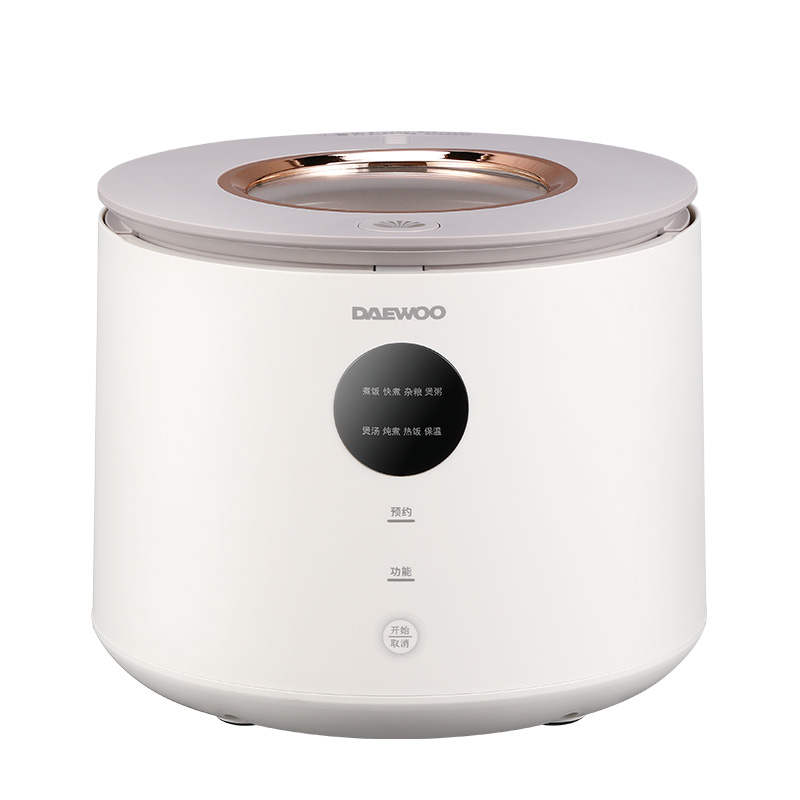 大宇（DAEWOO）家用4L智能预约多功能可视天窗电饭锅DYFB-409F（单位：台） 流苏白