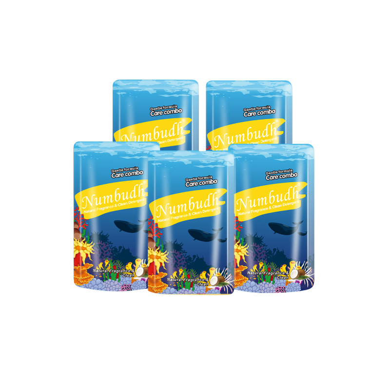 南堡(NUMBUDH)自然花香洗衣液 袋装 500g*5袋 天空之境