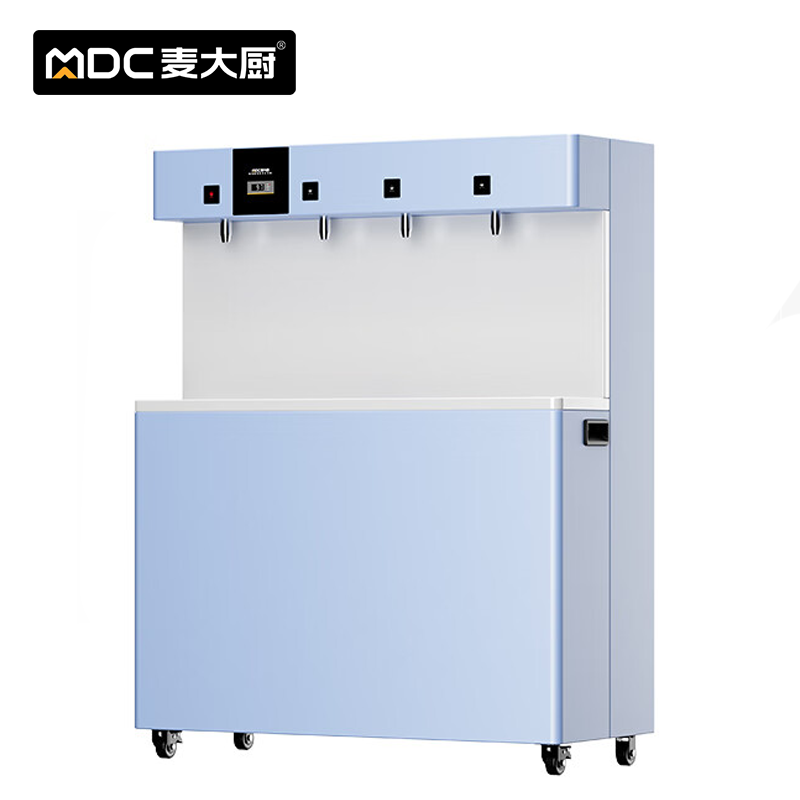 麦大厨 F10系列 380V 4.5KW 温热式饮水机 （一开三温 五级RO） 云峰蓝