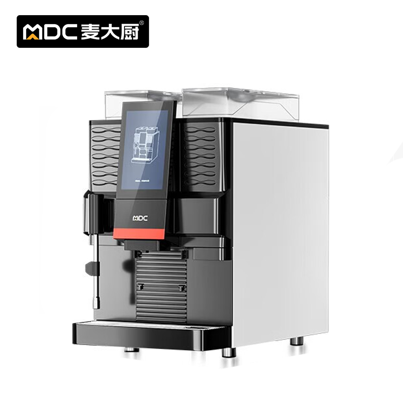 麦大厨 B22系列 升级款 220V/2KW 全自动咖啡机 （商用含底座） 曜石黑