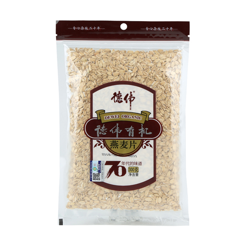 德伟（dewei）有机燕麦片300g（单位：袋） 浅灰色