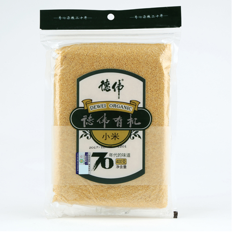 德伟（dewei）有机小米400g（单位：袋） 香槟黄