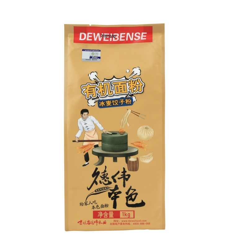 德伟（dewei）本色有机面粉（冰麦饺子粉）1KG（单位：袋） 奶茶杏