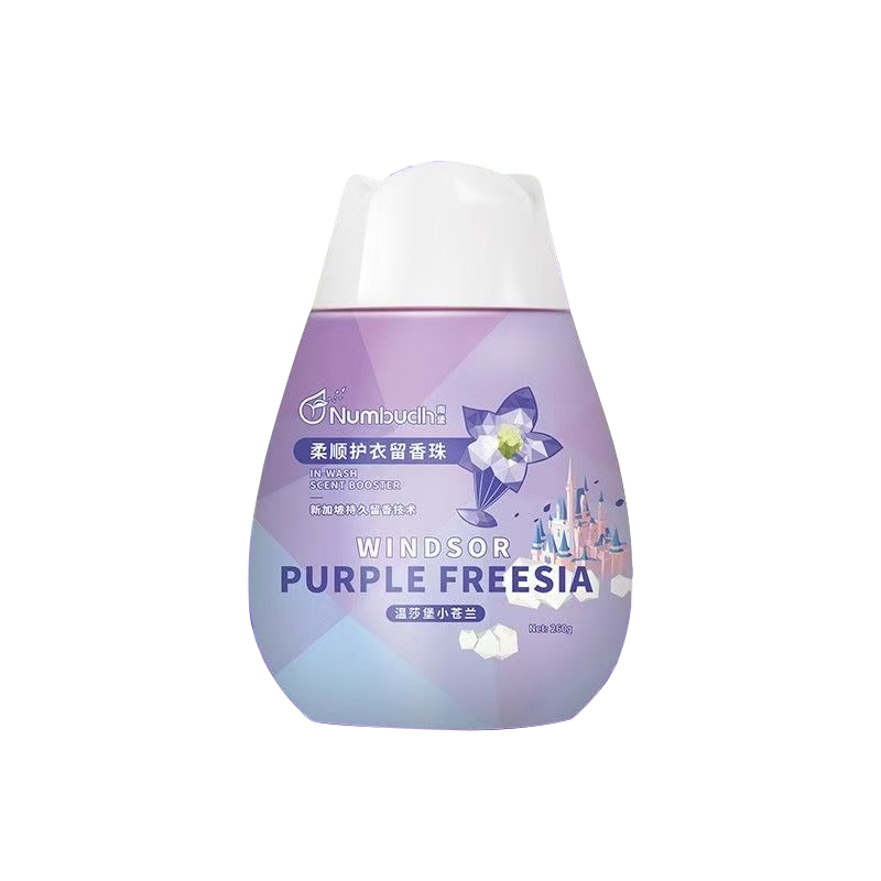 南堡（NUMBUDH）柔顺护衣留香珠 温莎堡 小苍兰香260g*1瓶 星云粉