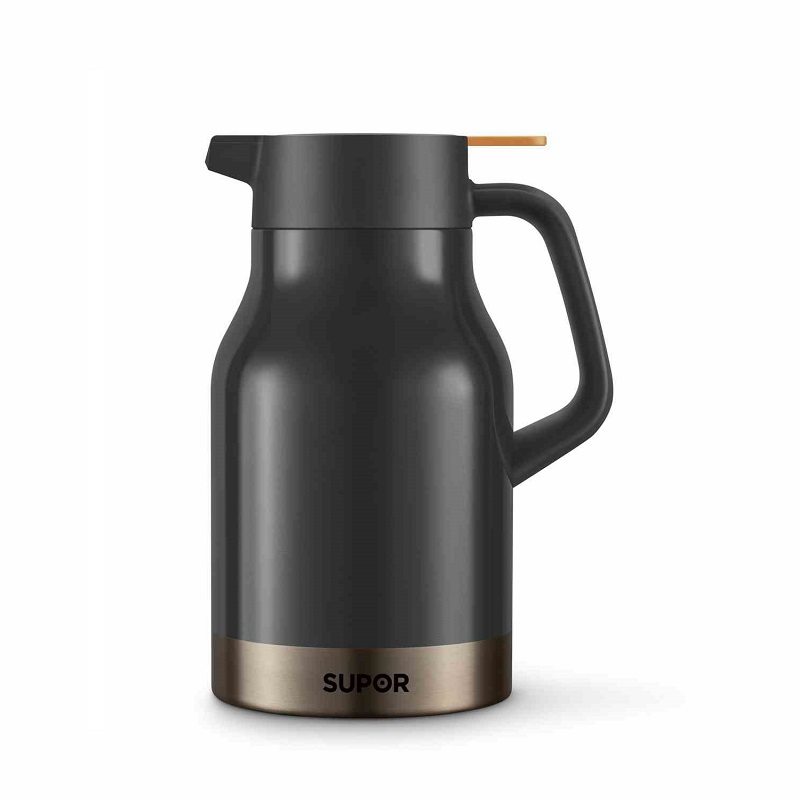 苏泊尔（SUPOR）KCV20BF50家用真空保温瓶316L不锈钢超强锁温保温壶 2L/个 烟雨灰