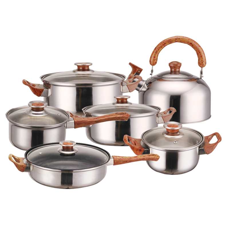 婴侍卫（BBG）不锈钢锅具12件套 YSW2284（单位：套） 不锈钢色