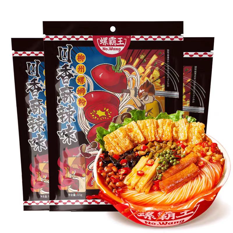 螺霸王麻辣螺蛳粉315g*3单位：袋 黑色