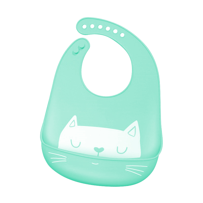 婴侍卫（BBG）宝宝防水硅胶饭兜围兜 YSW2101（单位：个） 雾雨绿