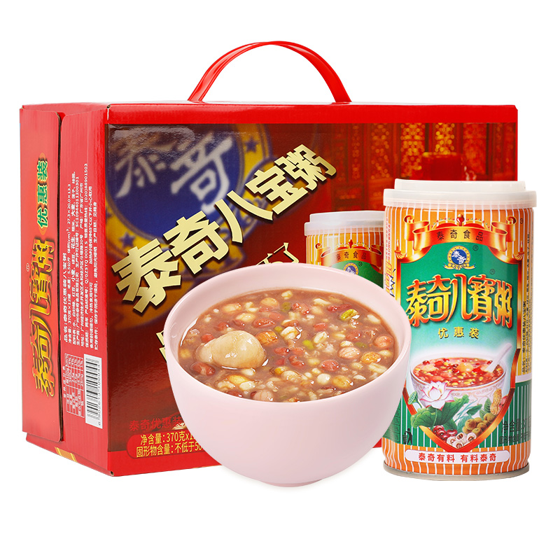 泰奇八宝粥优惠装370g*12（单位：提） 混色